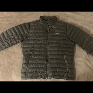 Patagonia XL Grey Down Sweater Jacket, like new